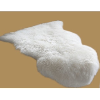 Single-pelt (2' X 3.5') Australian Sheepskin Rug