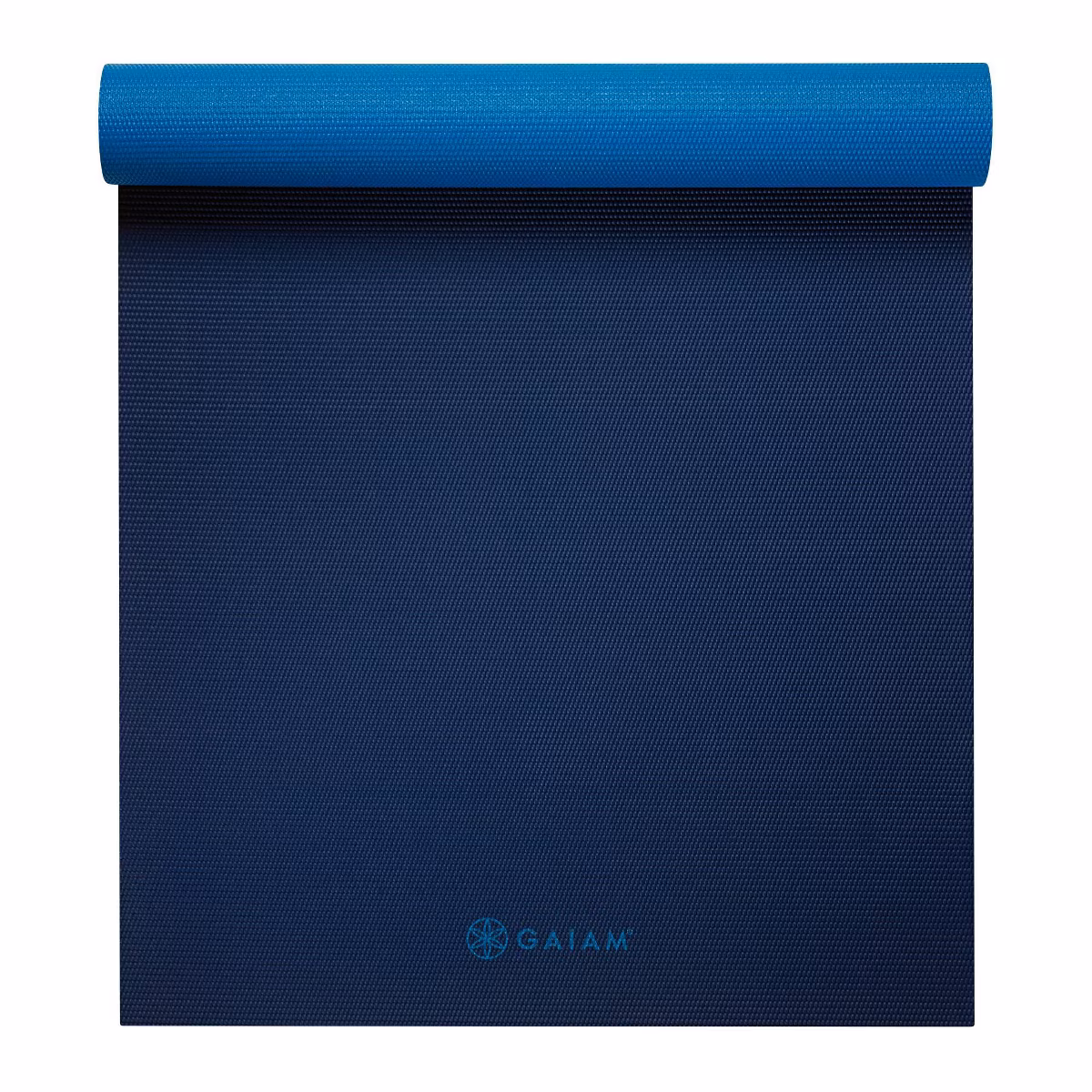 Gaiam Longer/Wider Yoga Mat - Blue(6mm)