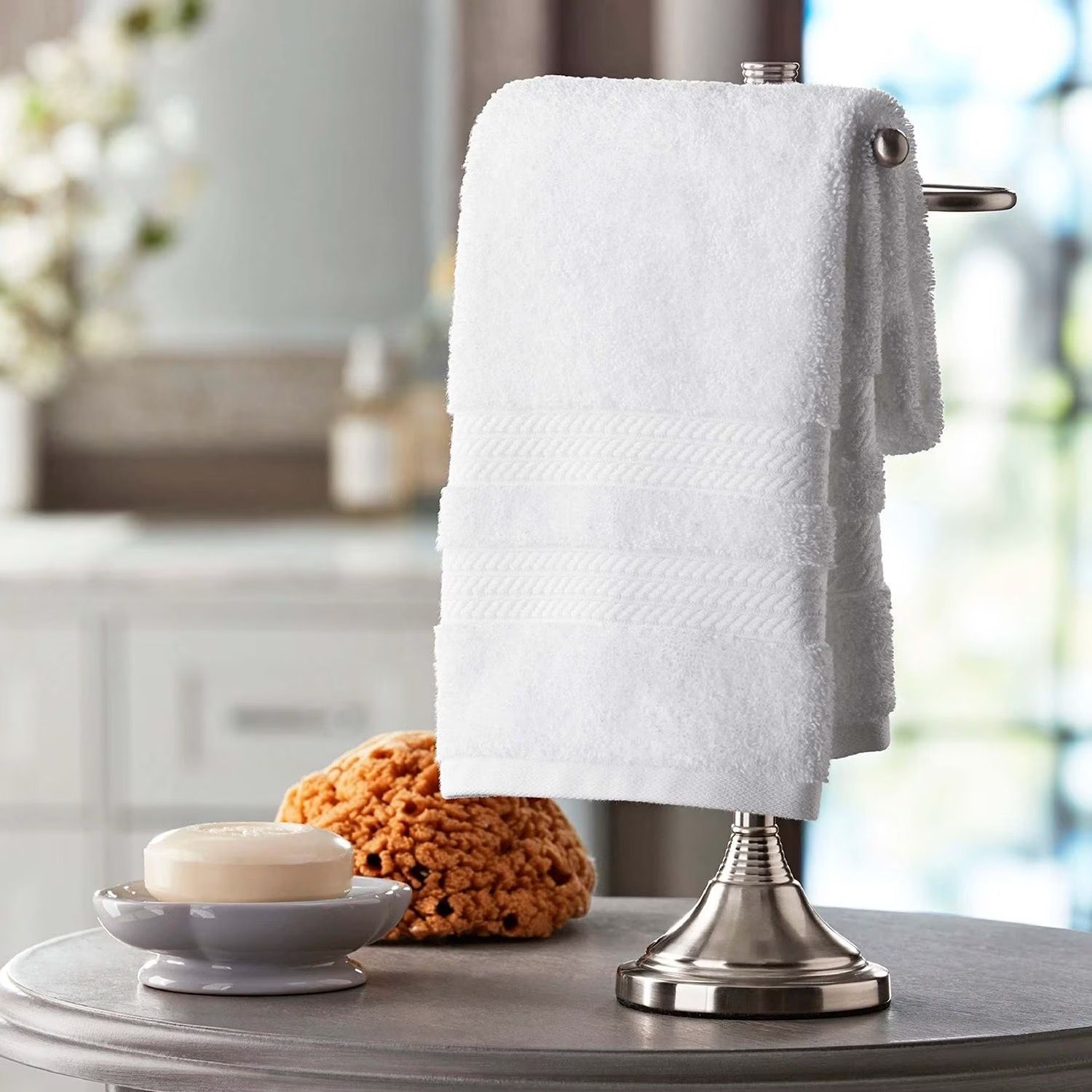 Luxury Hand Towel (White)