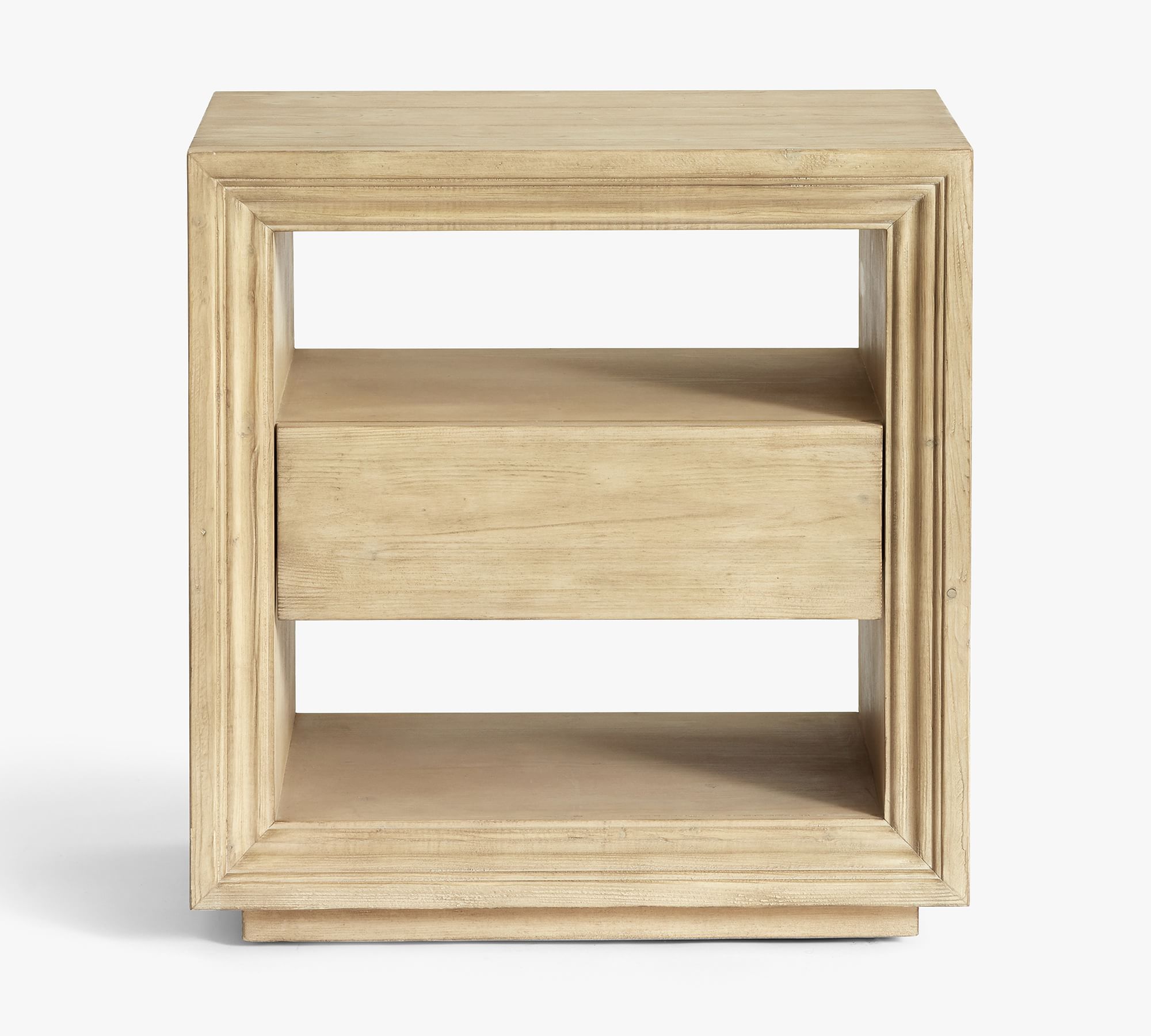 Leon 26" Nightstand, Vintage White Wash