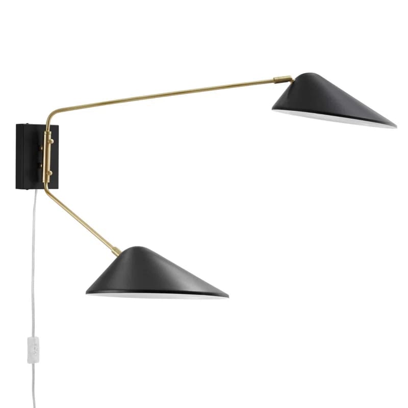 Modway Journey 2-Light Swing Arm Wall Sconce
