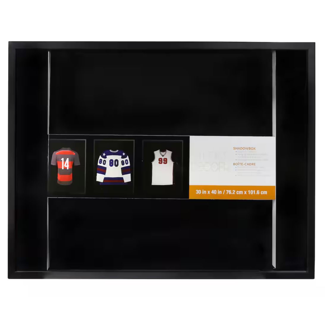 30" x 40" Black Large Shadow Box