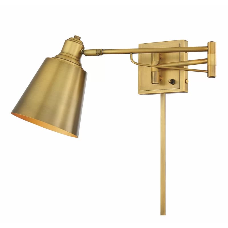Solstice Single Light Dimmable Swing Arm Sconce
