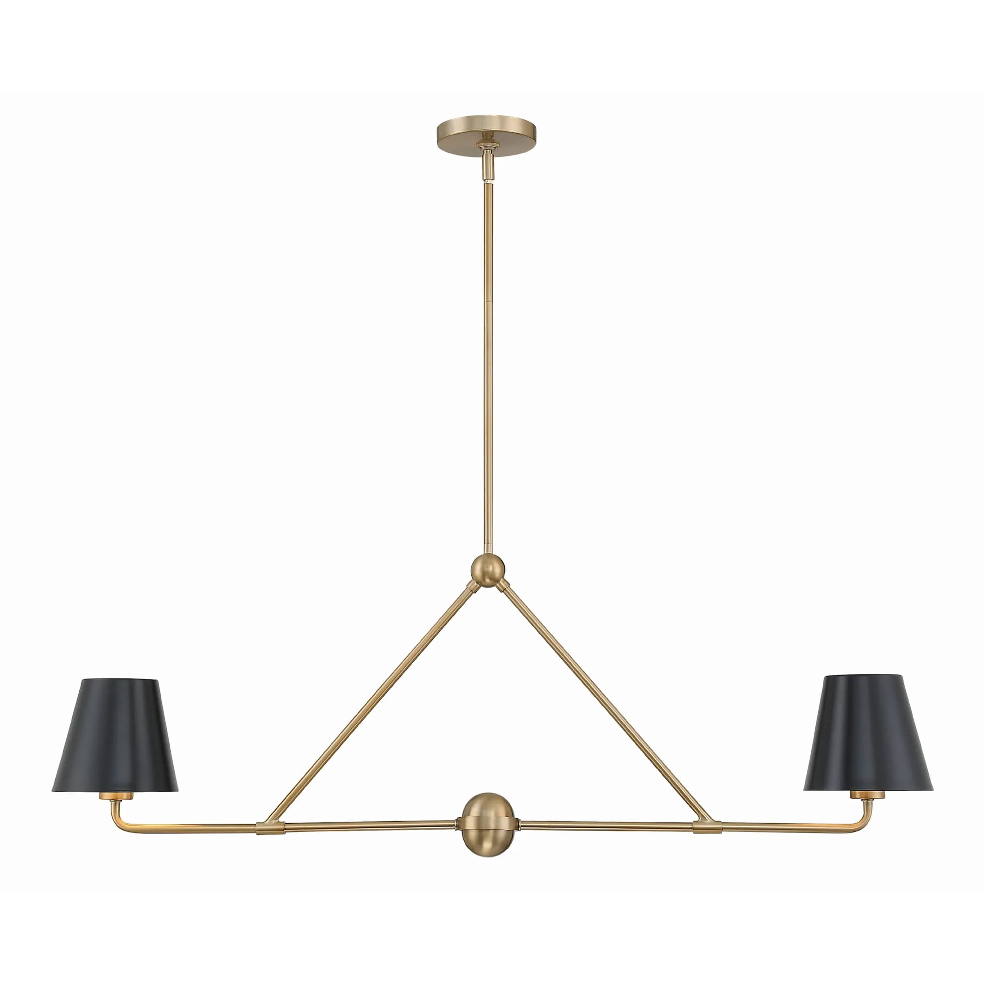 Xavier 2 Light 42" Wide Linear Chandelier