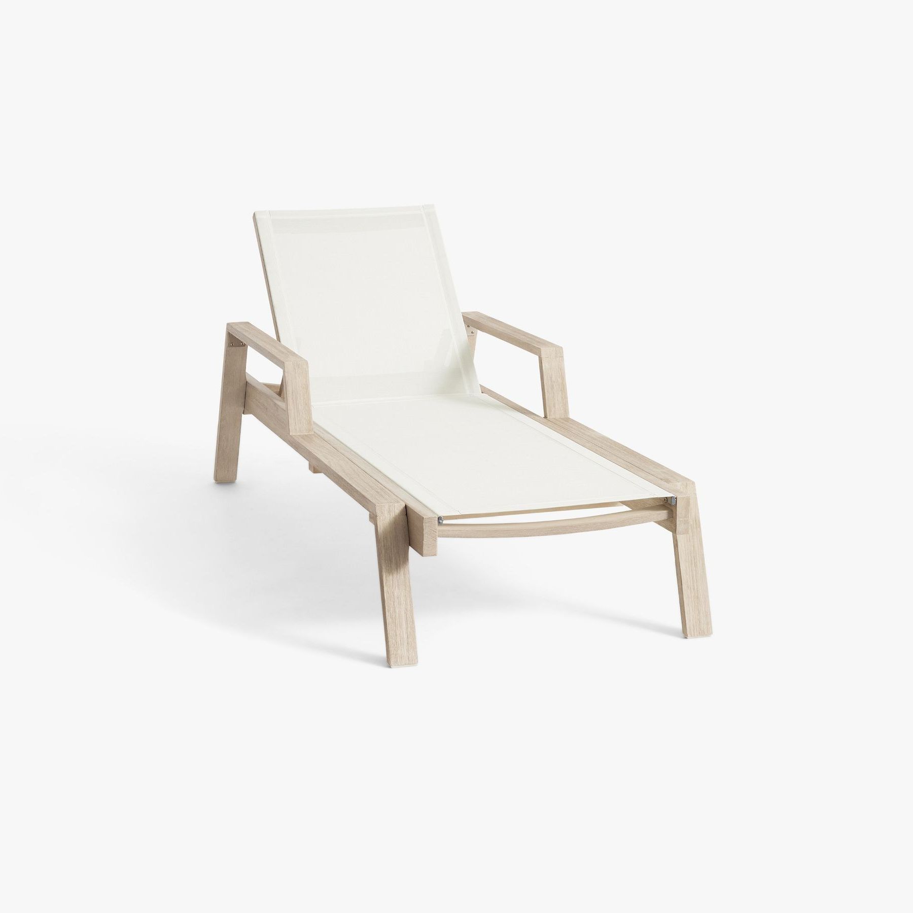 Indio Wood Mesh Stacking Chaise Set 20