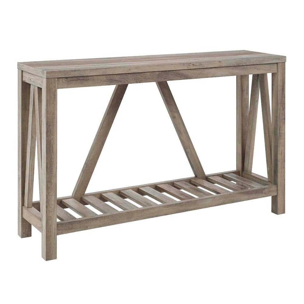 A-Frame Rustic Entry Table