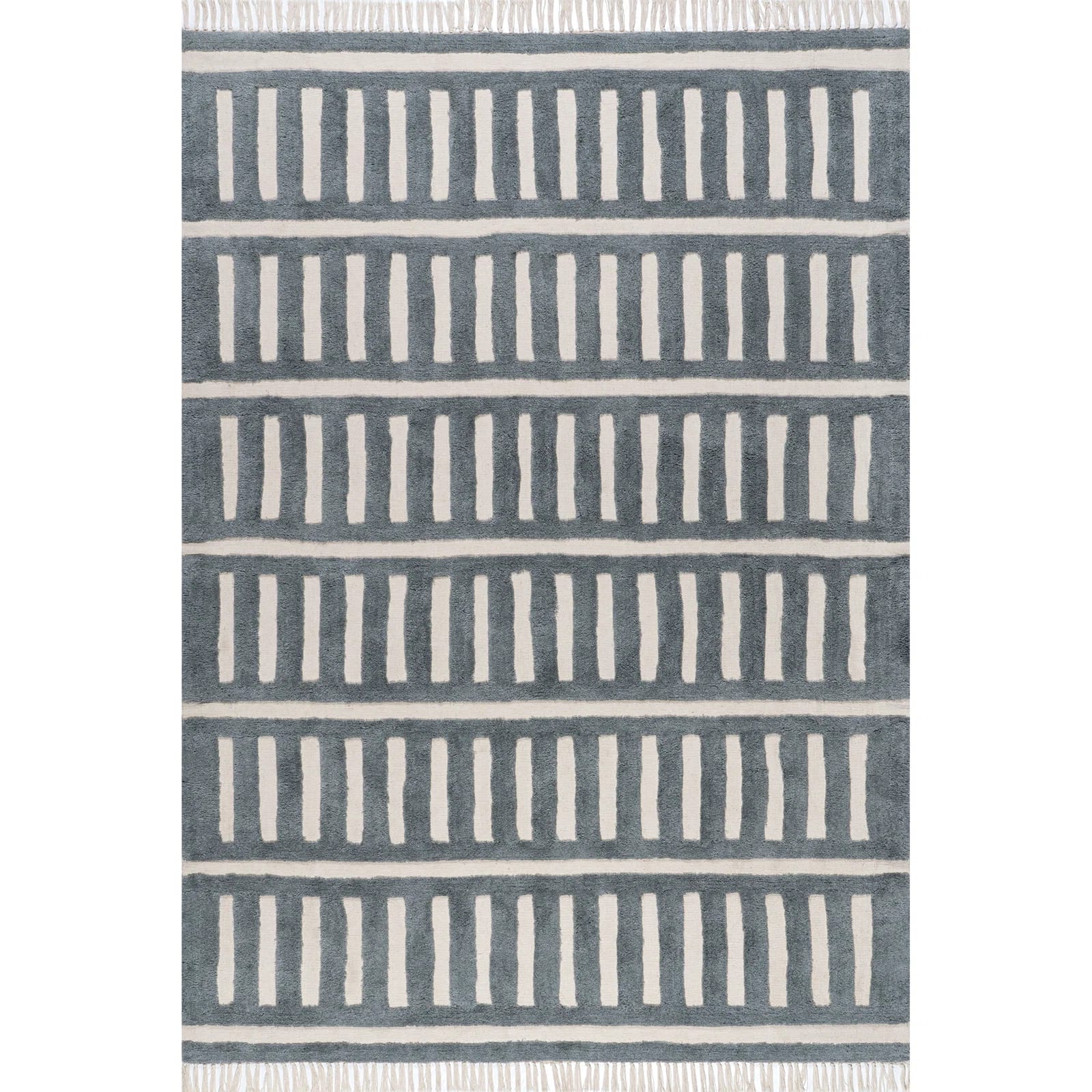 Merrick Tasseled Wool Area Rug