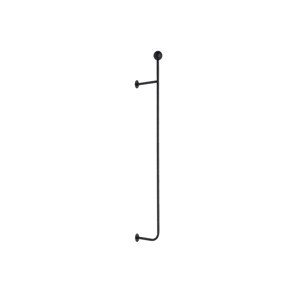 Aigan 0.6'' Metal Wall Mounted Clothes Rack