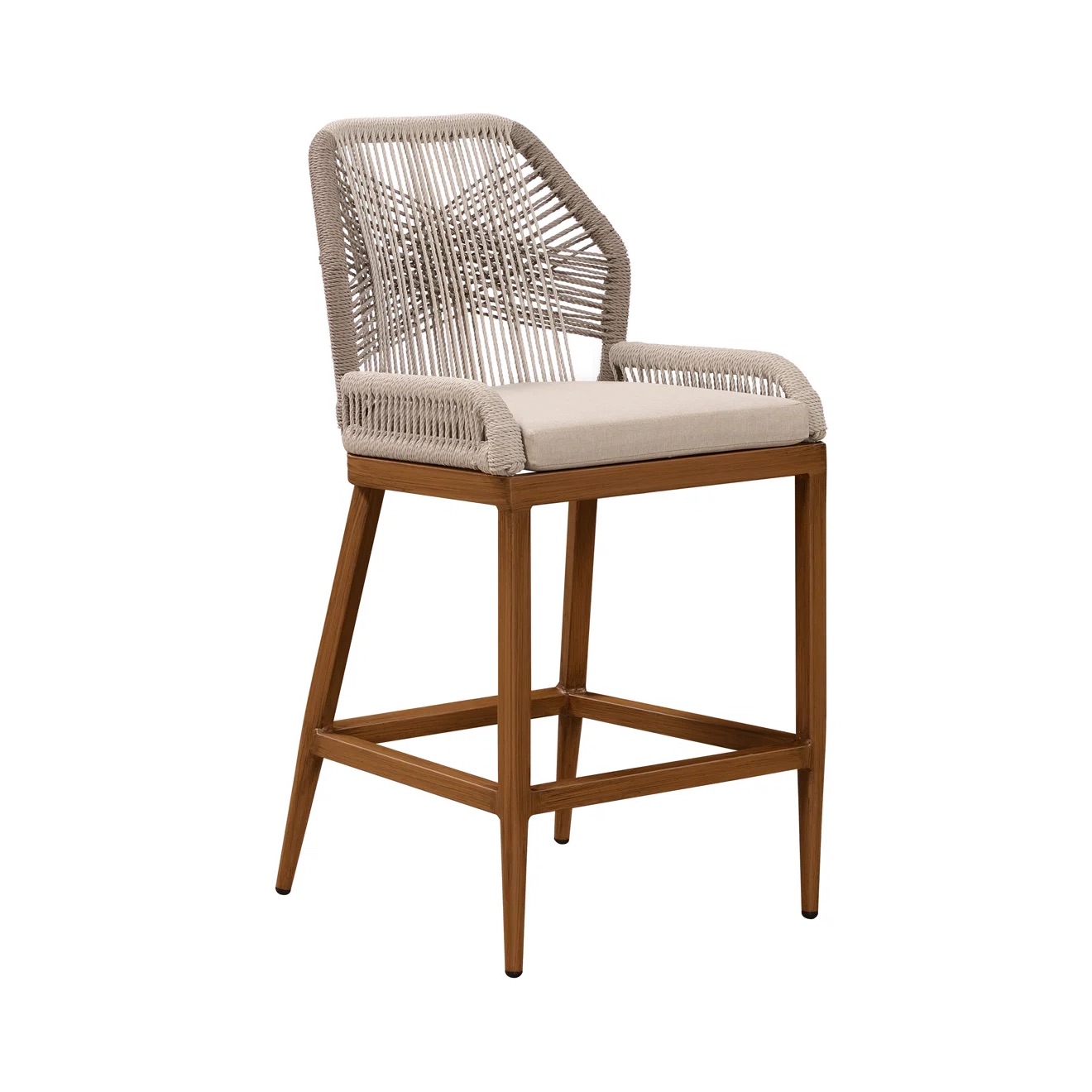 Metal Frame Patio Bar Stool