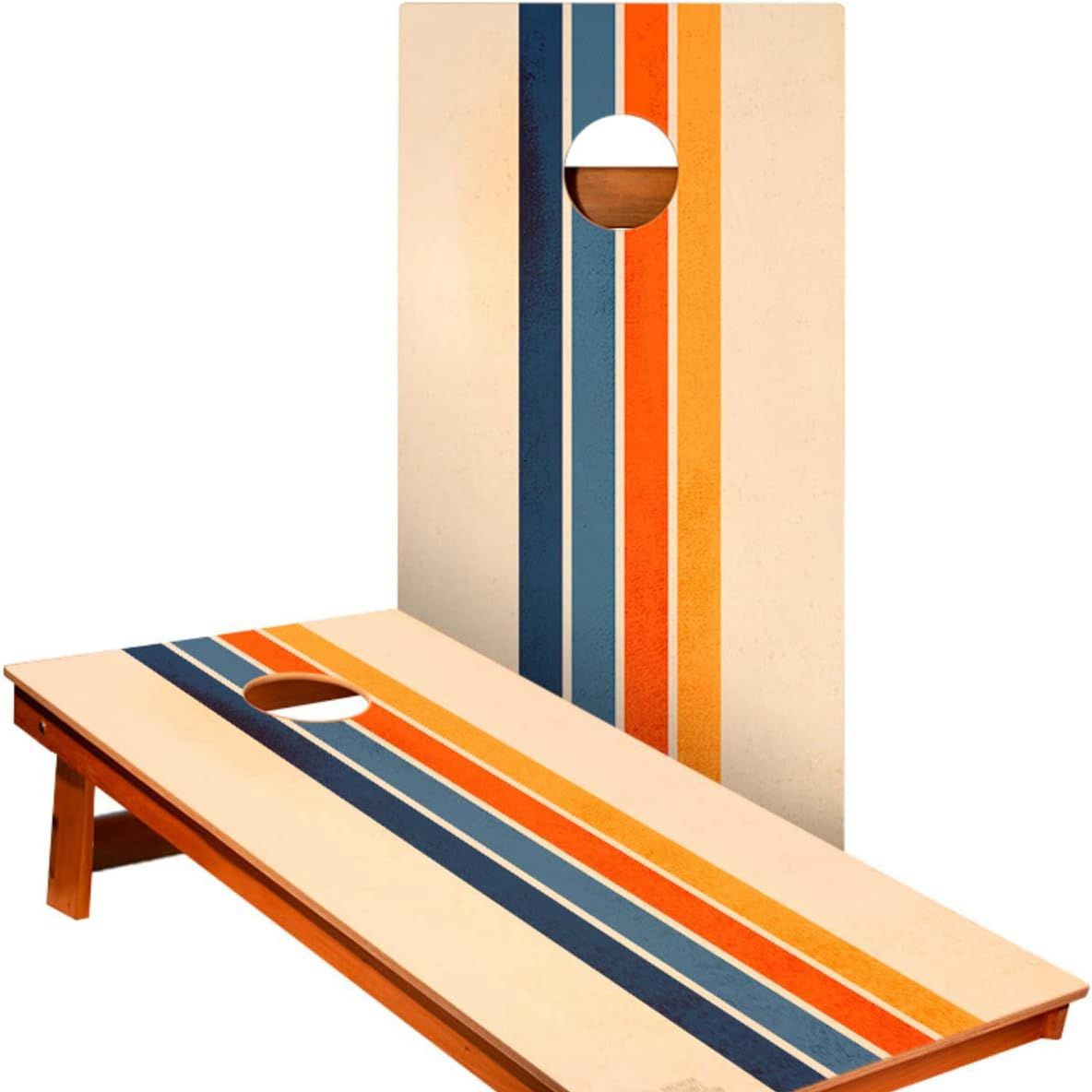Corn Hole Boards - Vintage Stripes
