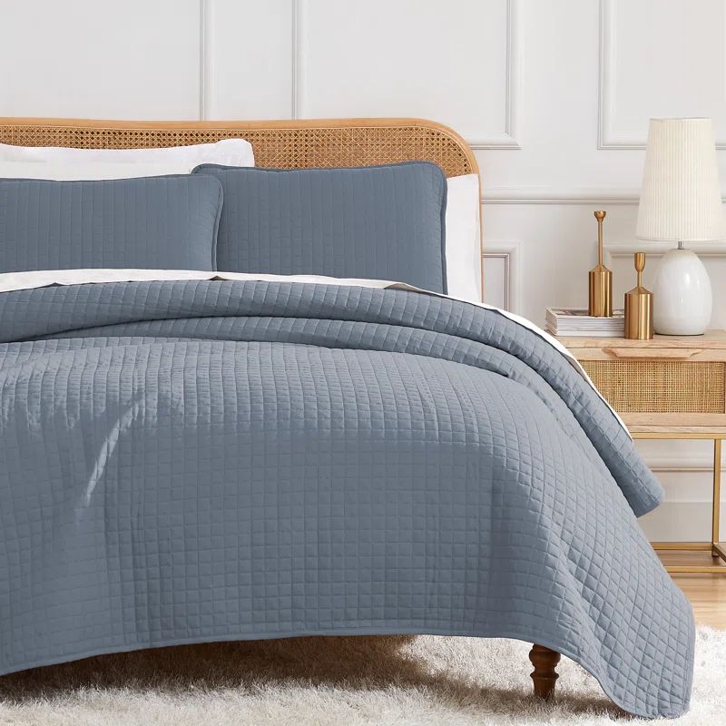 Southshore Fine Linens Vilano Springs Oversized Light Weight Hotel Quality Quilt Set With Matching Shams