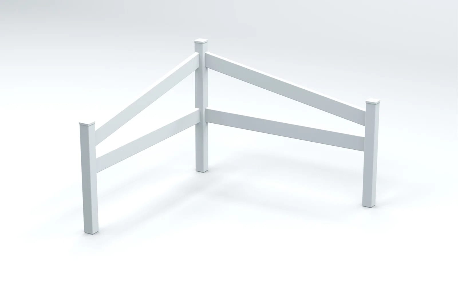29.75'' H x 60'' W White Vinyl Fencing