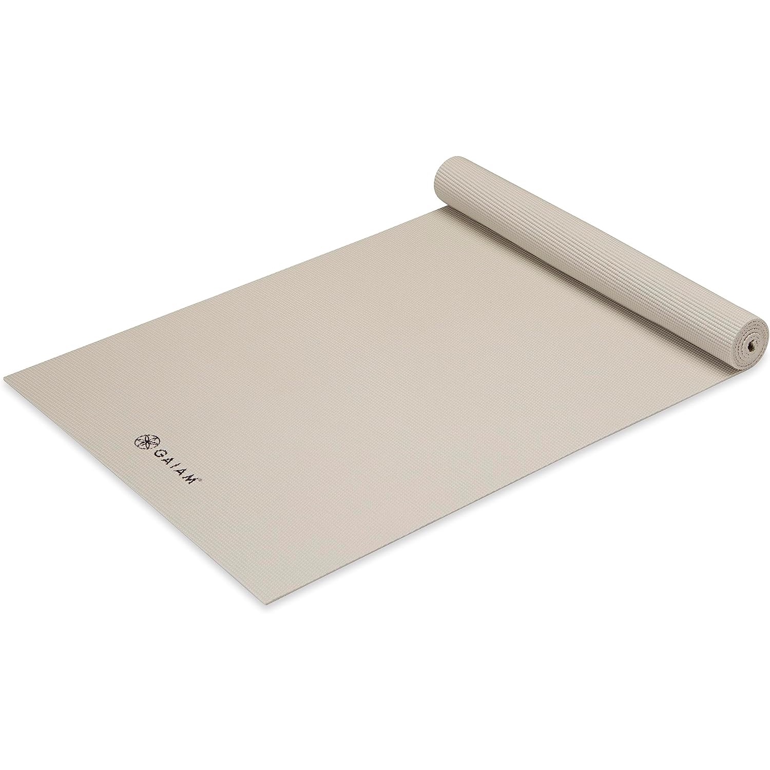 Gaiam Yoga Mat Premium Solid Color Non Slip Exercise & Fitness Mat For All Types Of Yoga