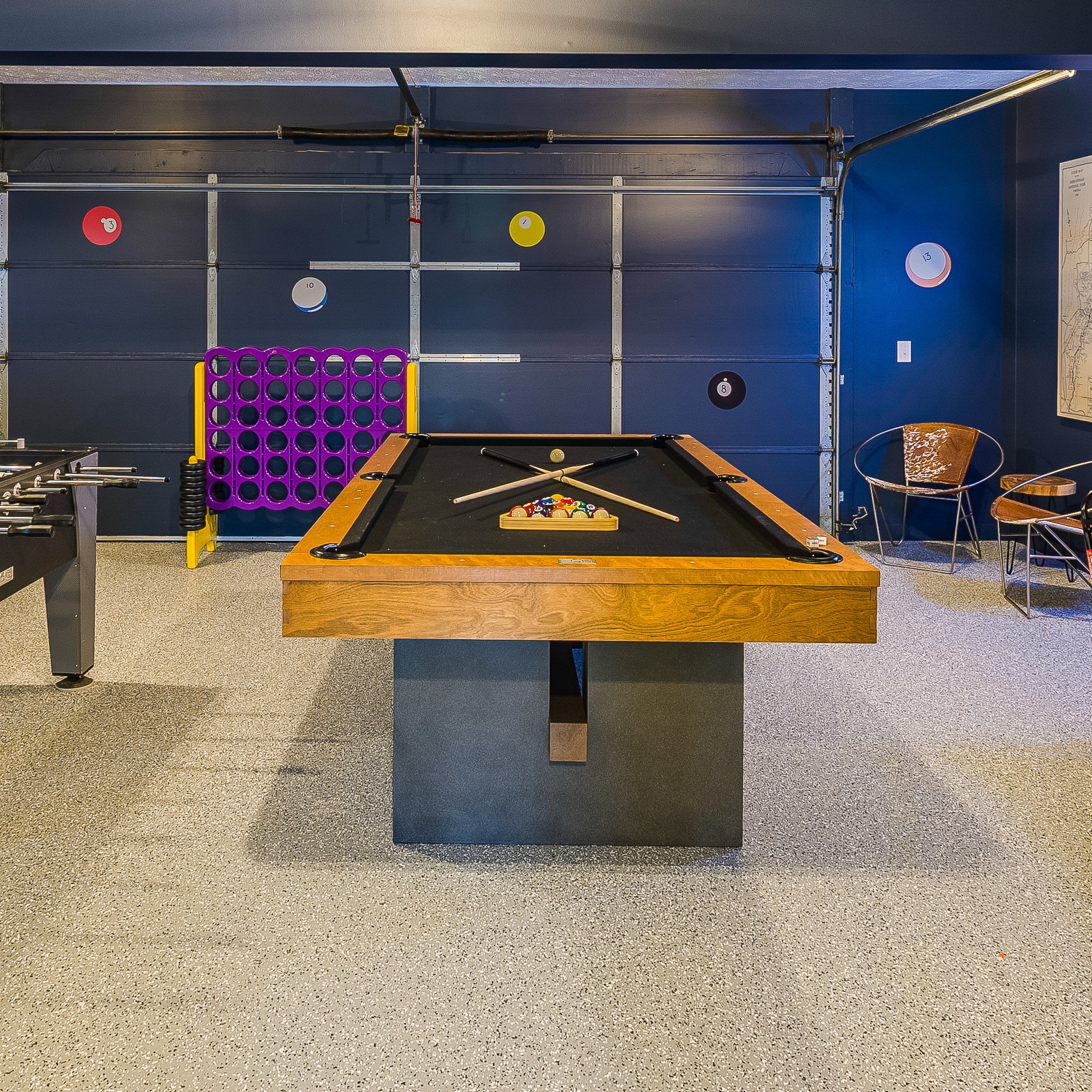 Barrington Urban Collection 8-foot Premium Pool Table with Playing Accessories