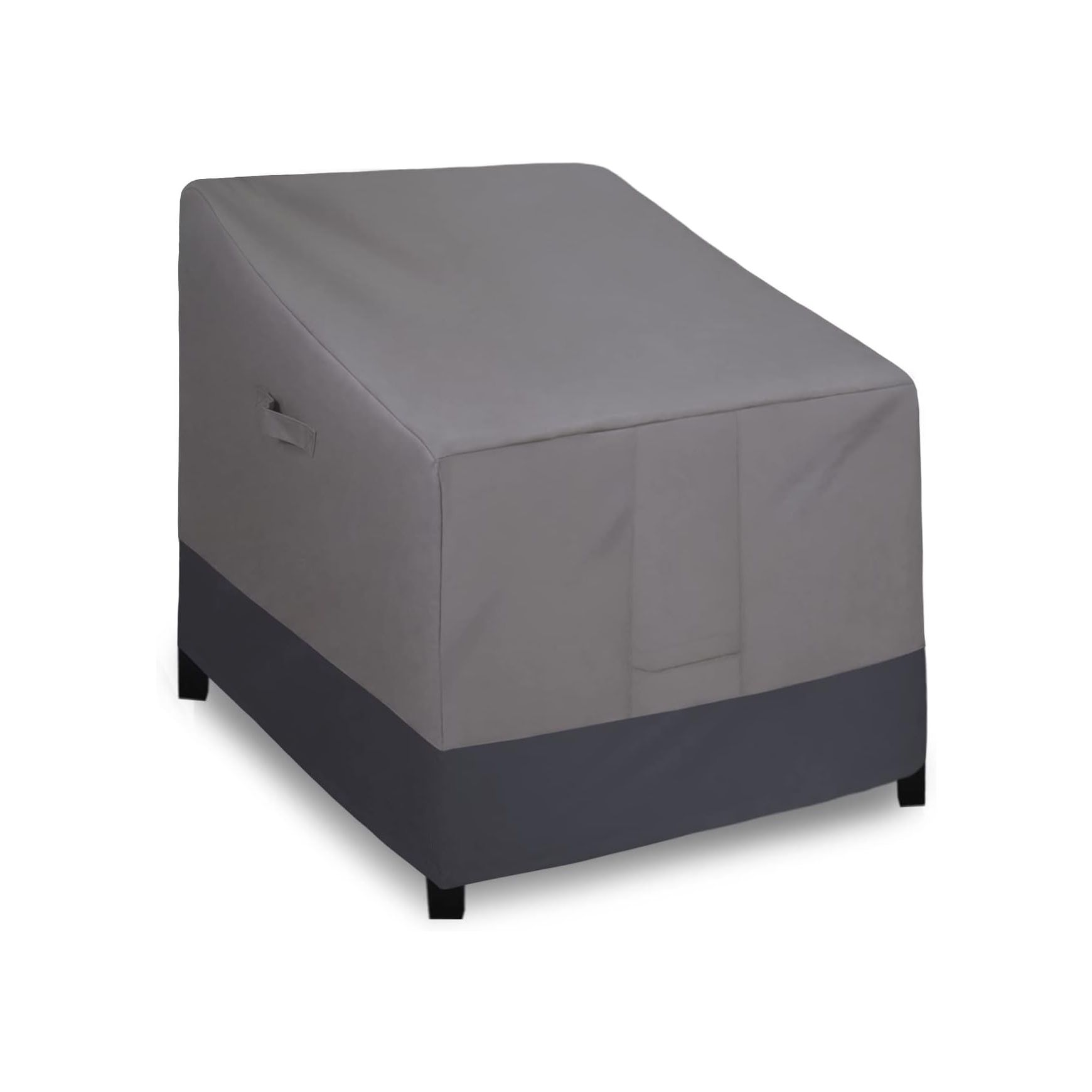 Easy-Going Outdoor Chair Cover Waterproof, Heavy Duty Patio Chair Cover, Windproof Outdoor Furniture Cover with Air Vent (1 Pack-32Wx37Dx31H inch, Gray/Dark Gray)