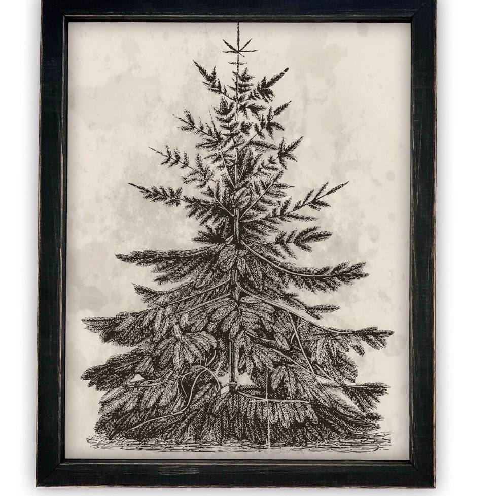 Vintage Framed Canvas Art Framed Vintage