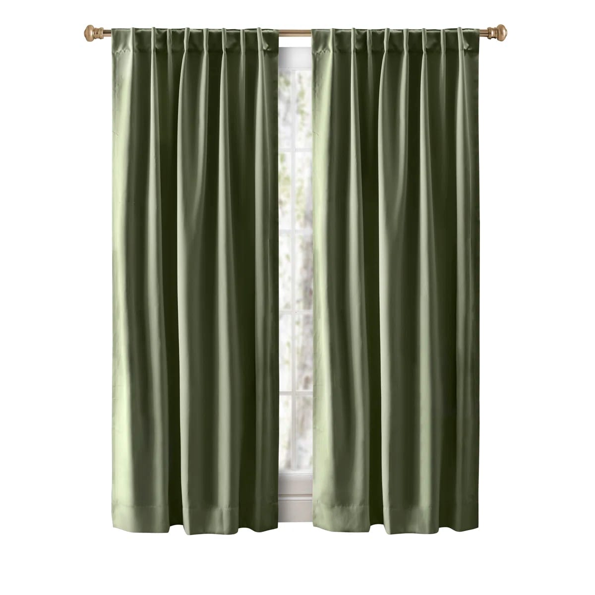 Ardelle Pure Blackout Premium Woven Yarns in a Thermal Rod Pocket w/ Backtabs Curtain Panel