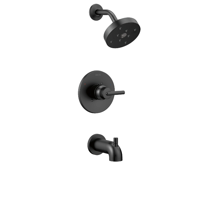 Delta Trinsic Monitor 14 Series Single Function Pressure Balanced Tub and Shower - Less Rough-In Valve