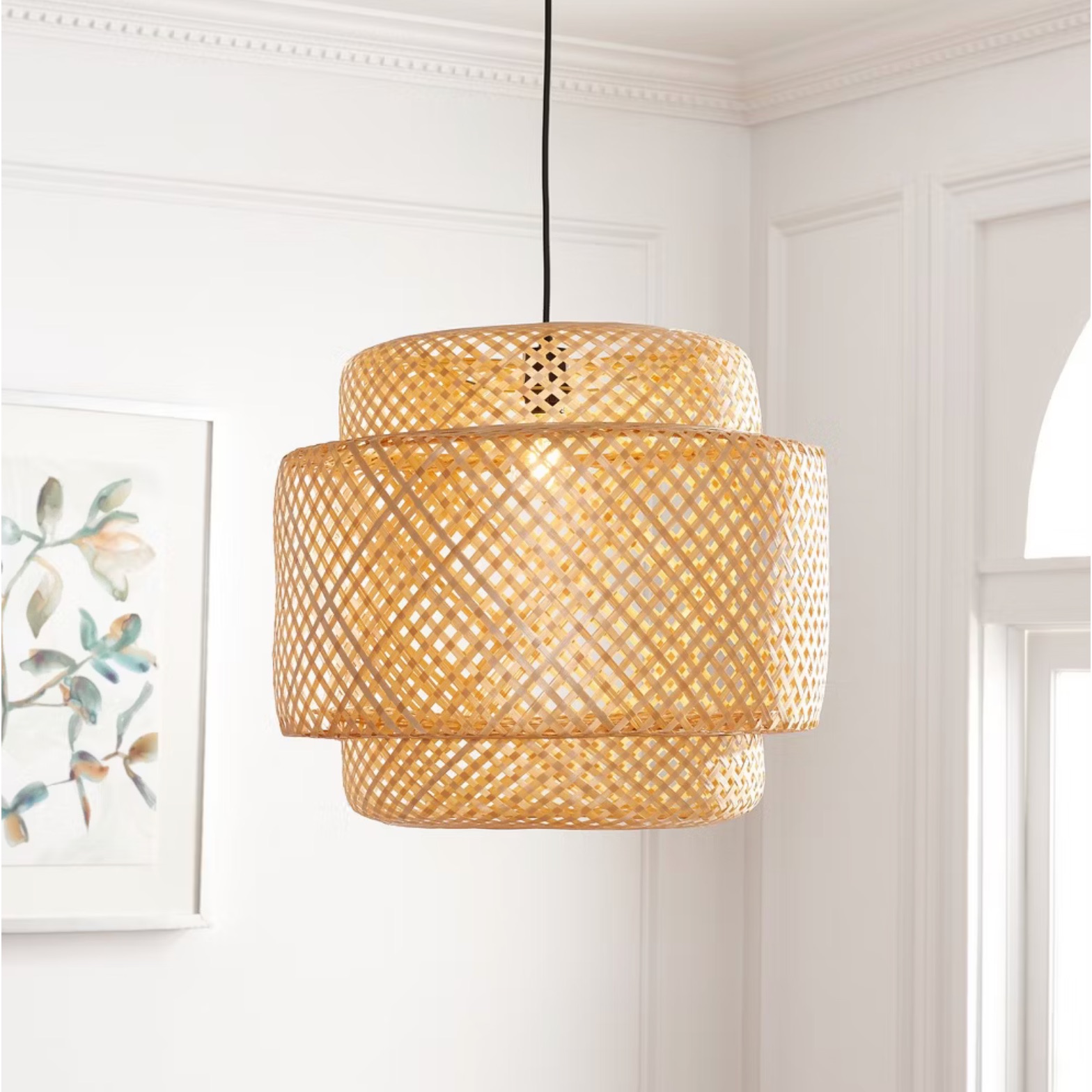 Wilford 20" Pendant - Pnd9000 - Natural - Safavieh