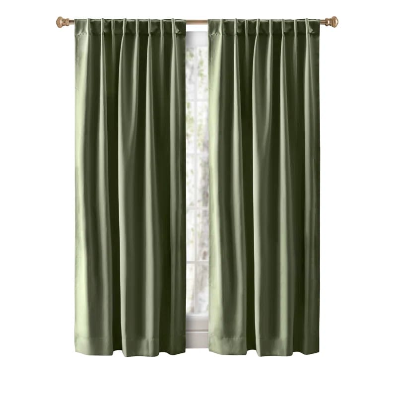 Ardelle Pure Blackout Premium Woven Yarns in a Thermal Rod Pocket w/ Backtabs Curtain Panel