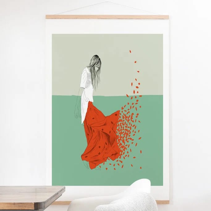 " The Red Wolf Woman Color 9 "