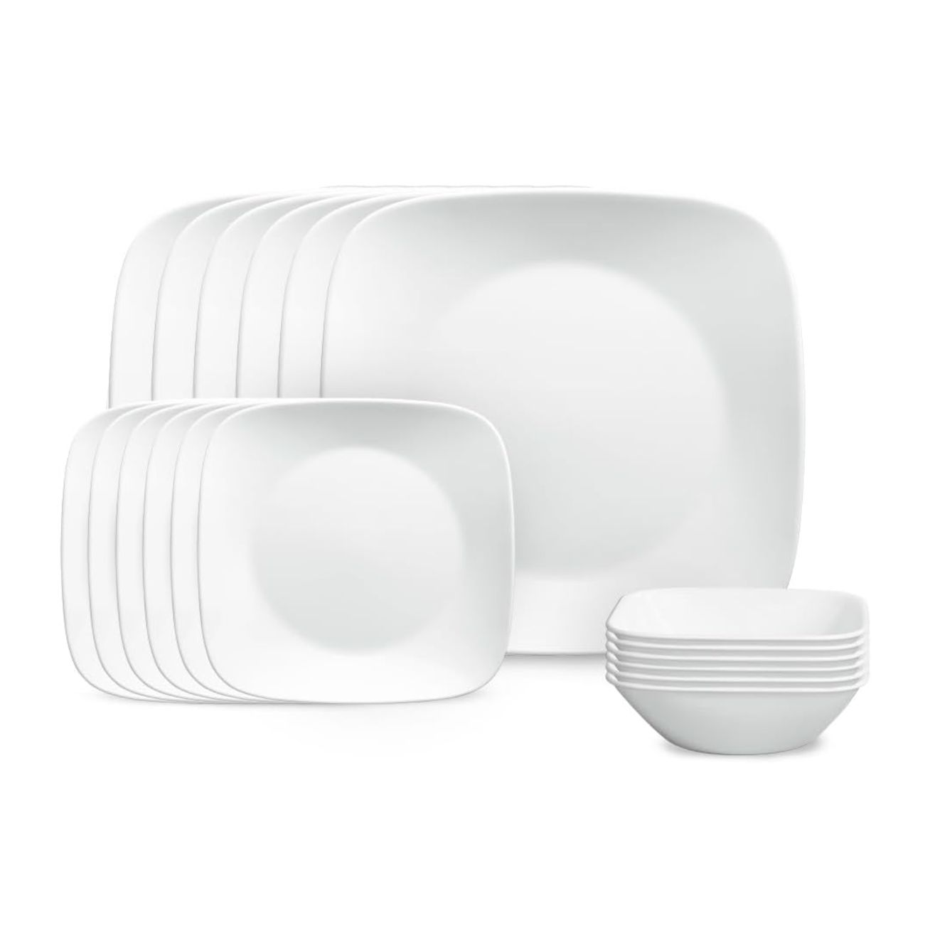 Corelle Vitrelle Square Dinnerware Set