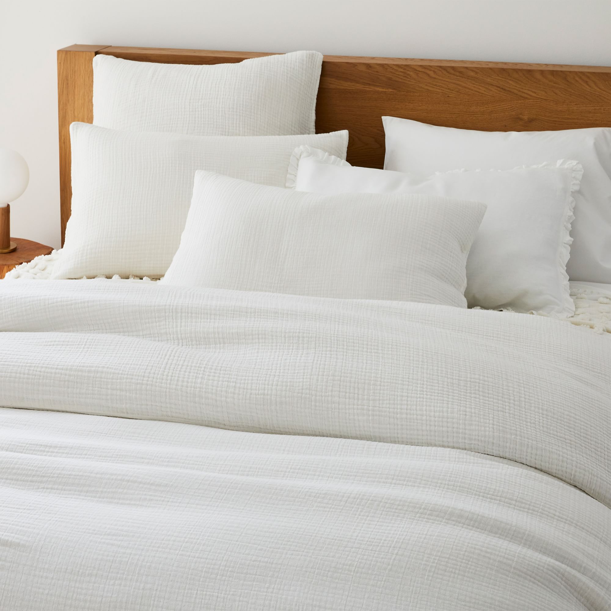 Dreamy Gauze Cotton Duvet Cover & Shams Set