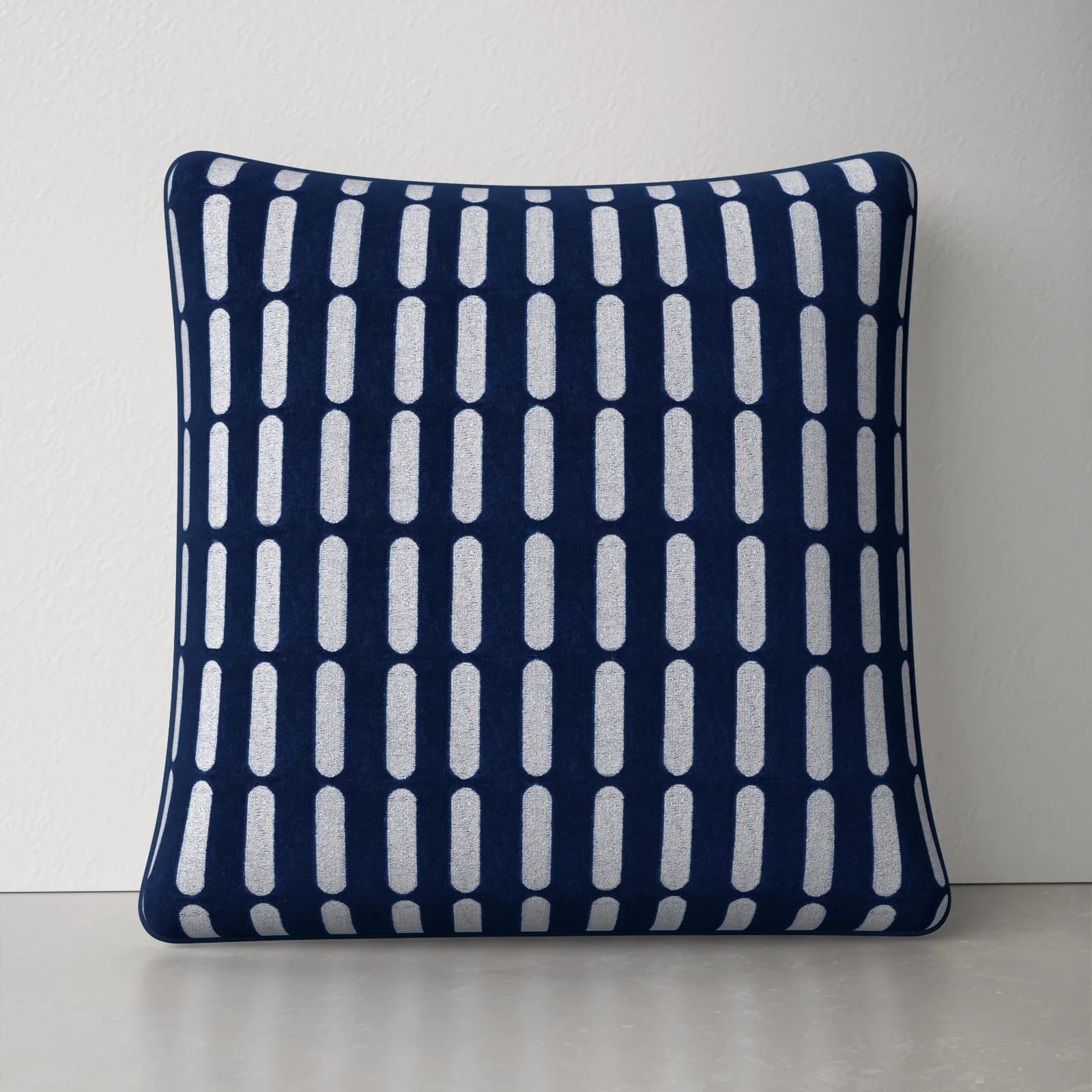 Usman Striped Cotton Throw Pillow