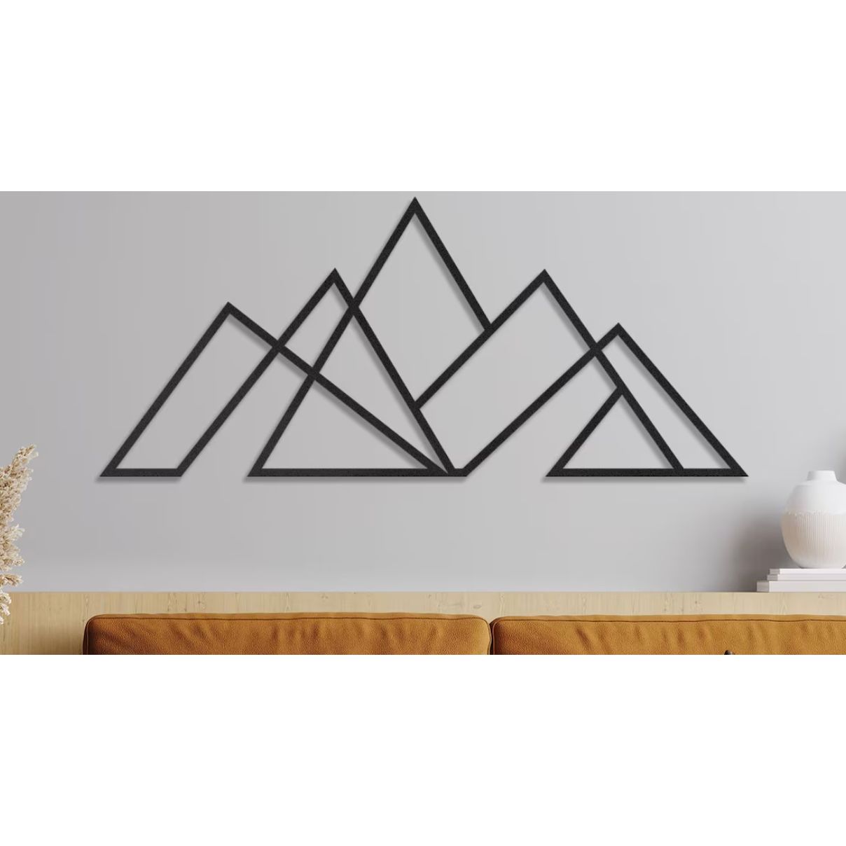 Large Line Mountain Metal