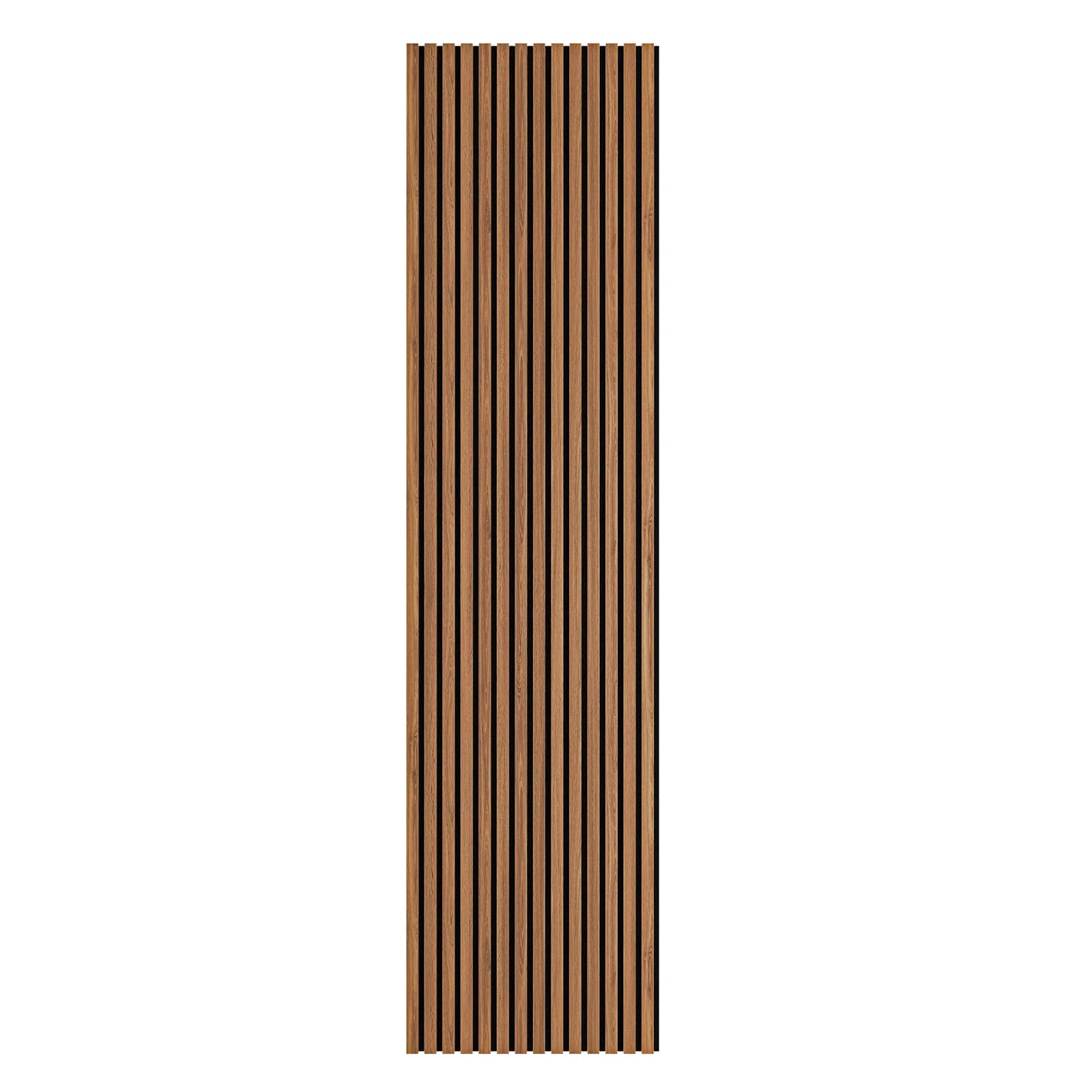 94" L x 24" W Acoustic Wood Wall Paneling, Decorative Soundproof Panels for Walls and Ceilings, 3D Slat Wood Wall Panels
