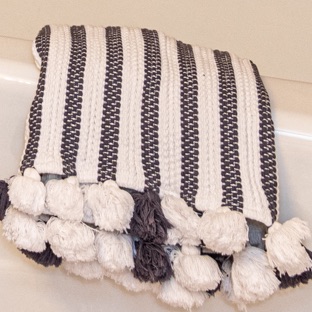 Striped Bath Mat