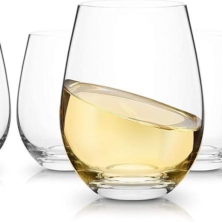 Friwer Stemless Wine Glasses(set Of 4) -17 Oz