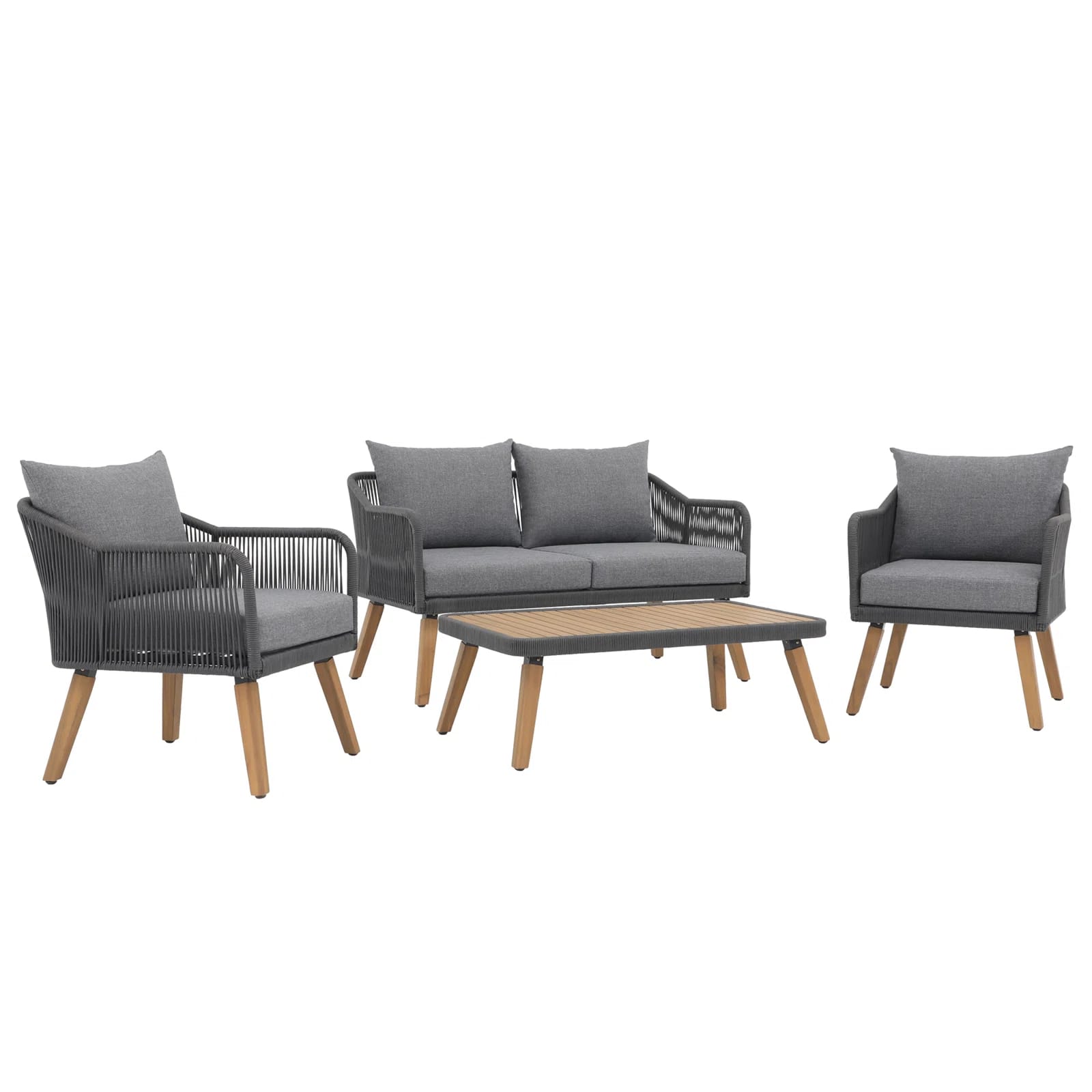 4 - Person Outdoor Seating Group with Cushions