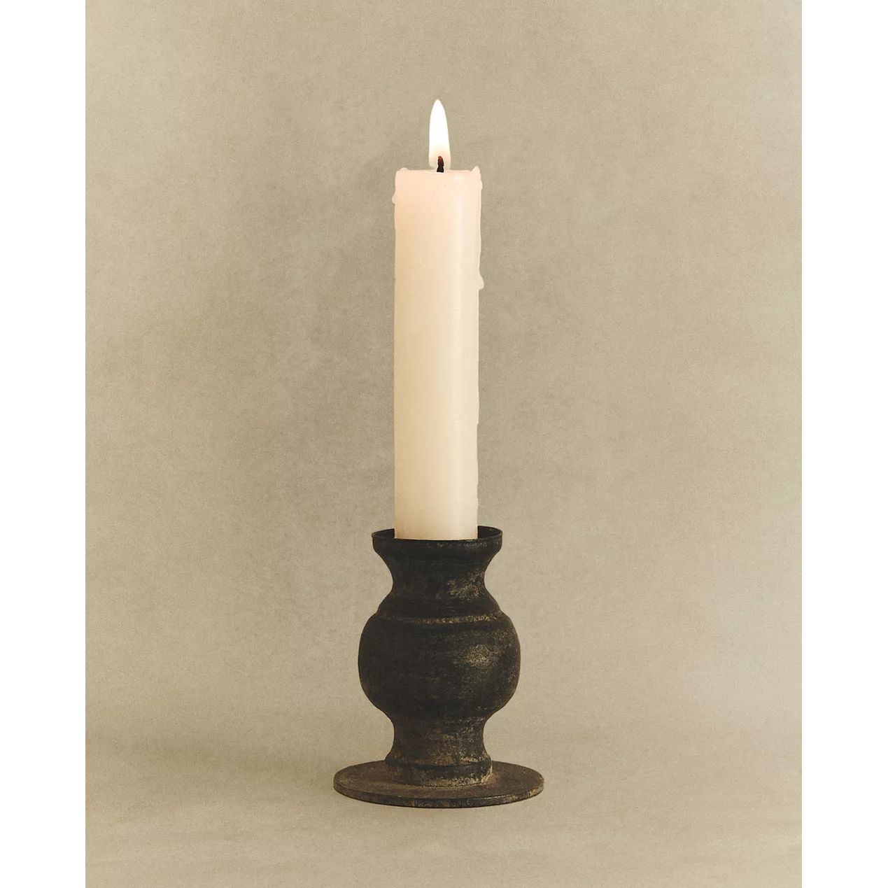Tall Iron Candleholder