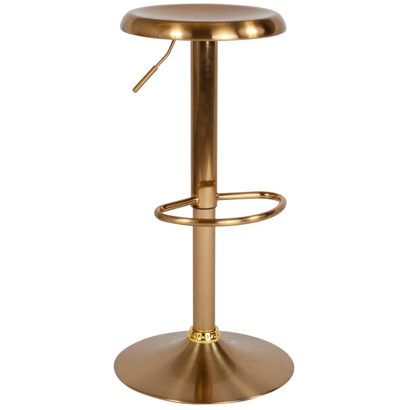 Yuvaan Retro Metal Backless Adjustable-Height Barstool by Flash Furniture
