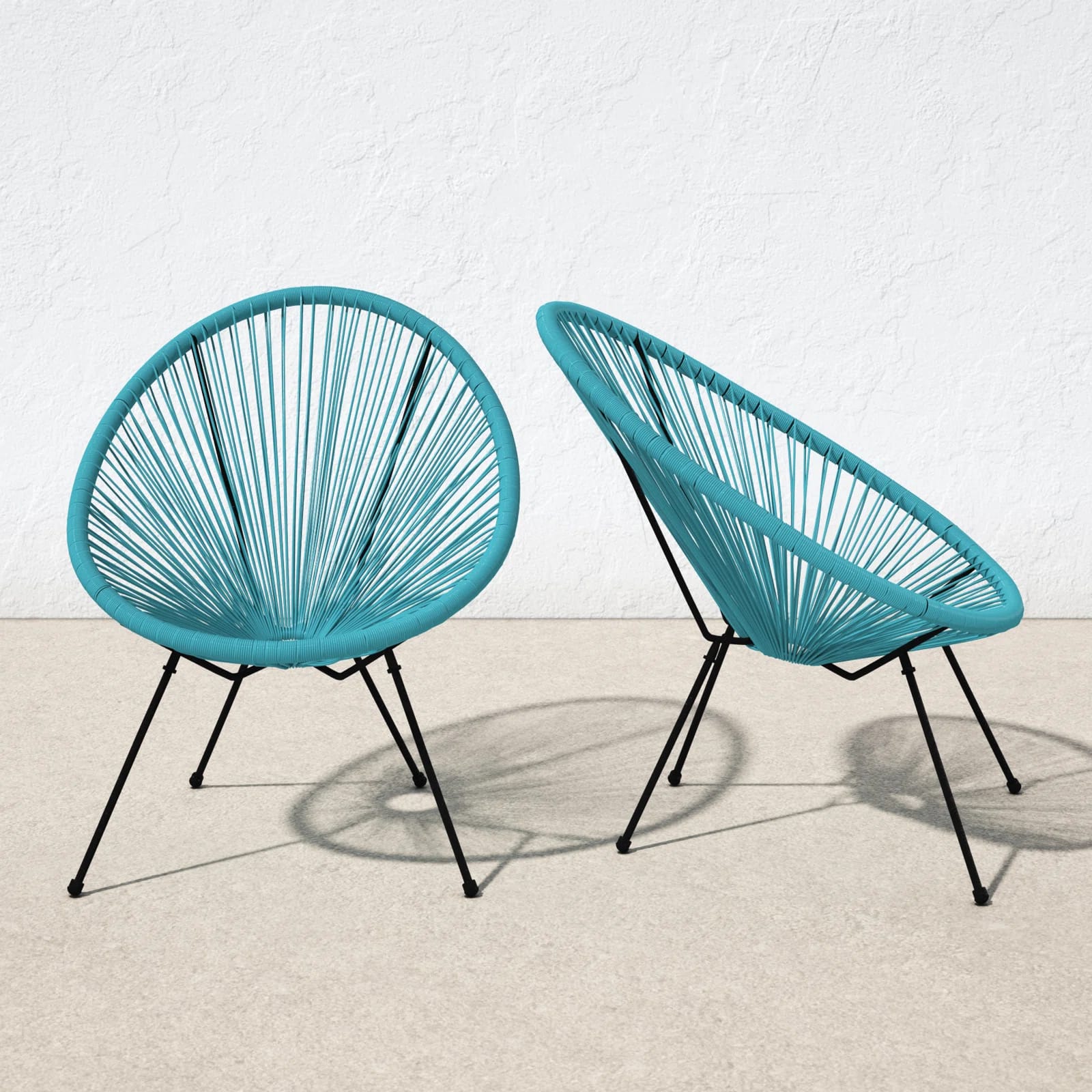 Outdoor Hammock Weave Patio Chair (Set of 2)