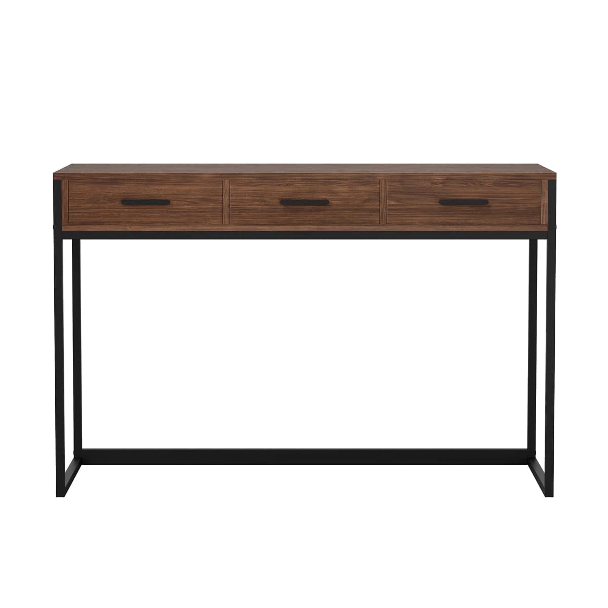 Huddleston Martha Stewart 3 Drawer Home Office Desk with Metal Frame and Hardware