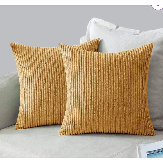 Pia Ricco Deconov Corduroy Throw Pillow