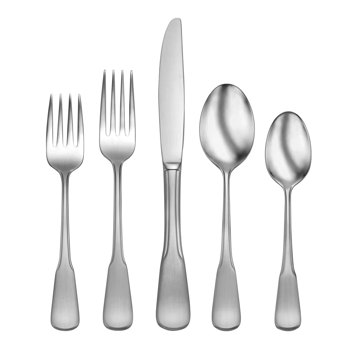 Oneida Colonial Boston 45 Piece Everyday Flatware Set, Service For 8