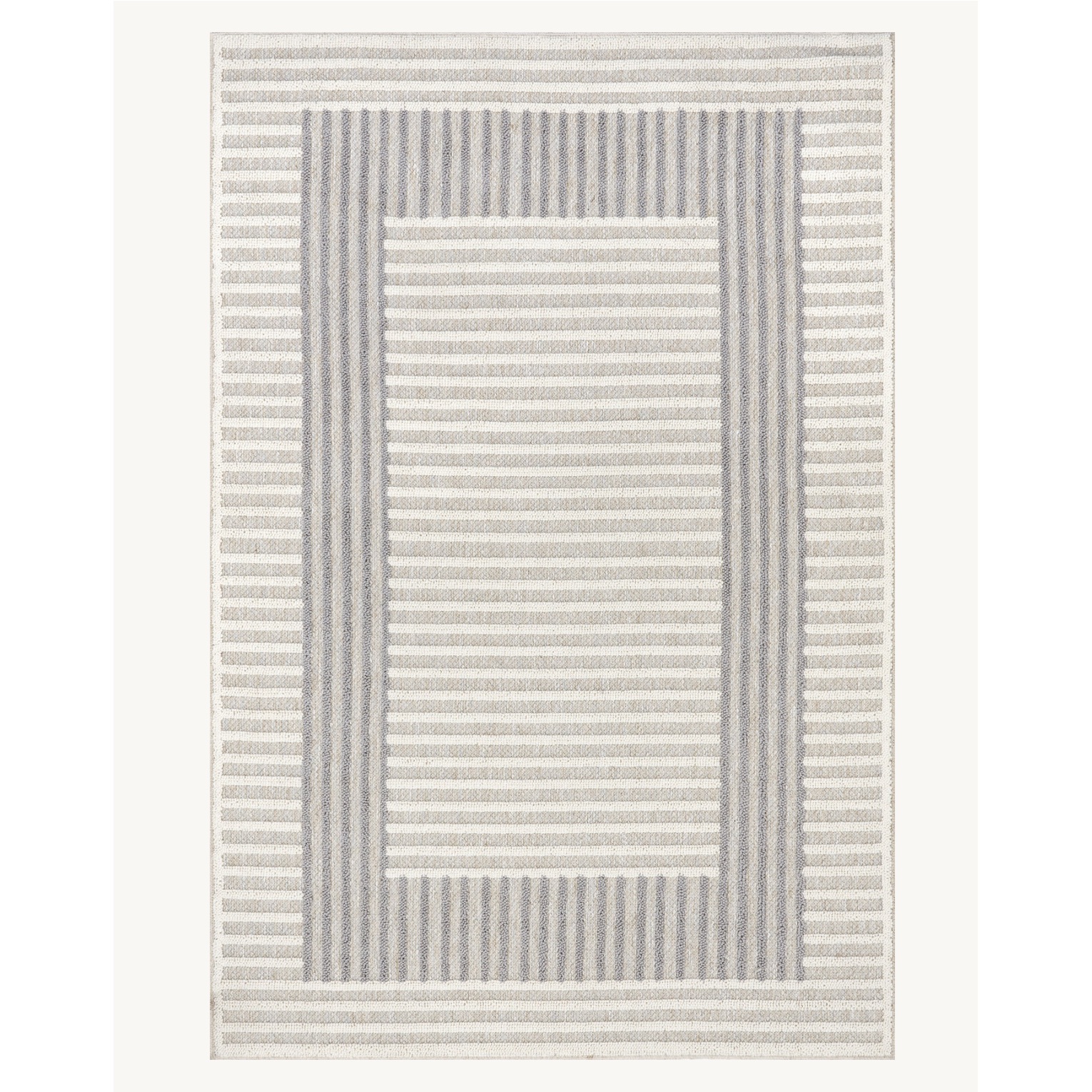 Freja Striped Washable Rug