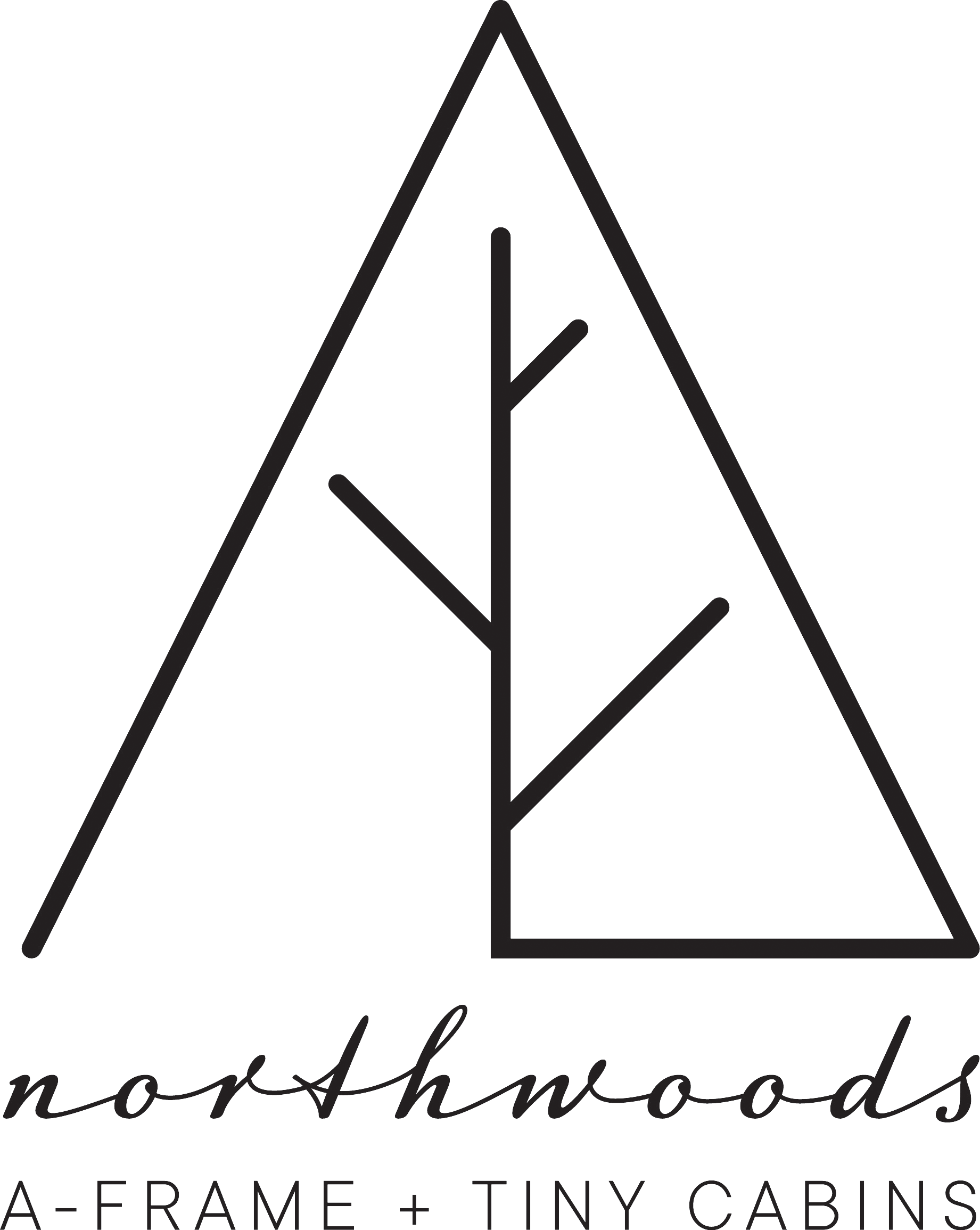 Northwoods A-frame + Tiny Cabins