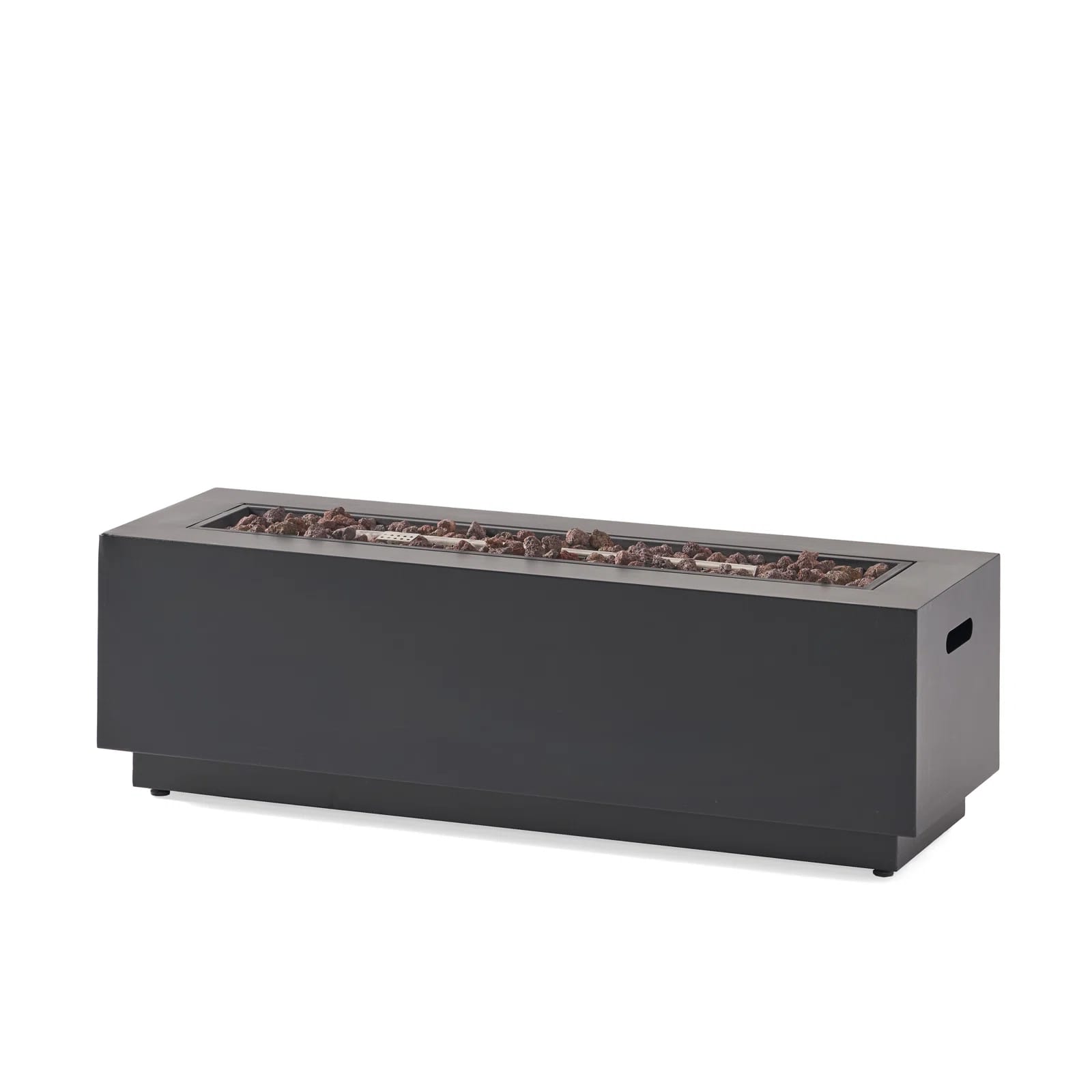 Anaka Aluminum Propane Outdoor Gas Fire Pit Table