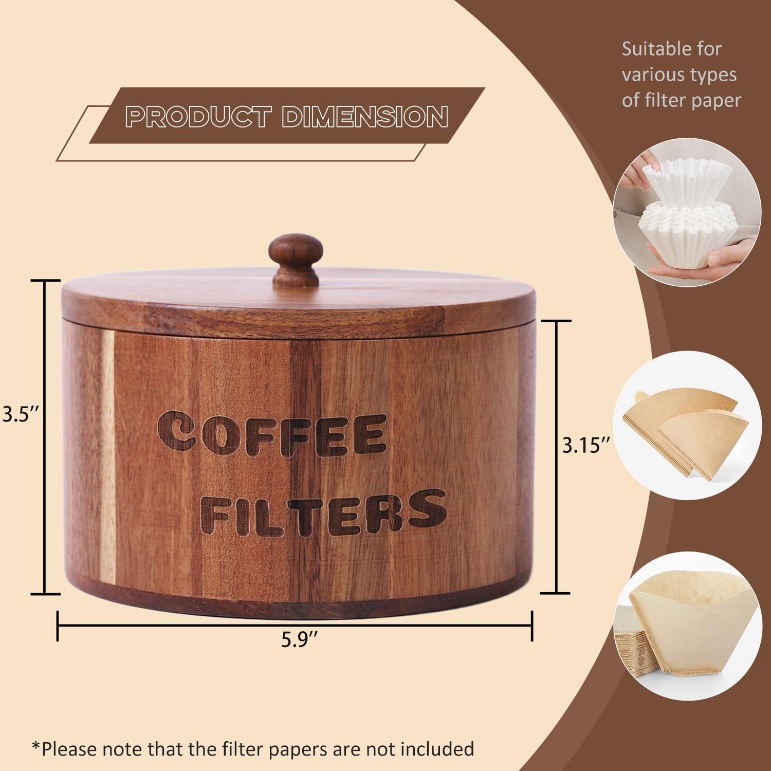 Coffee Filter Storage