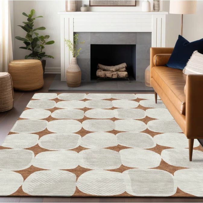 Langley Street Malek Indooroutdoor Area Rug With Non Slip Backing