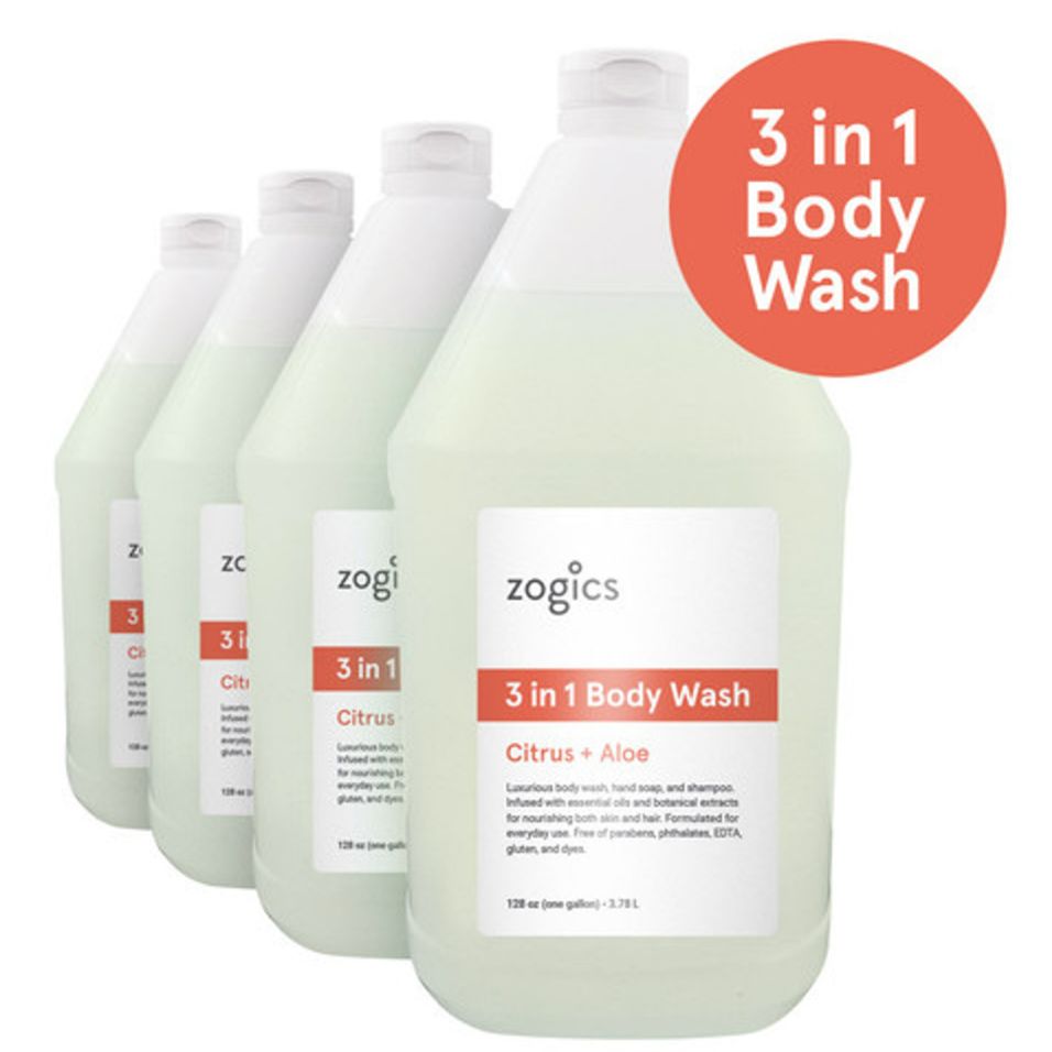 3 in 1 body, hand and shampoo - pack of 4