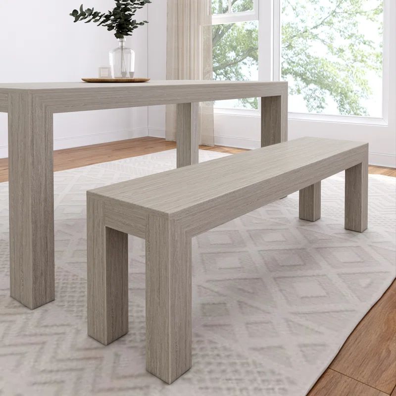 Wade Logan Chalonda Pine Dining Table