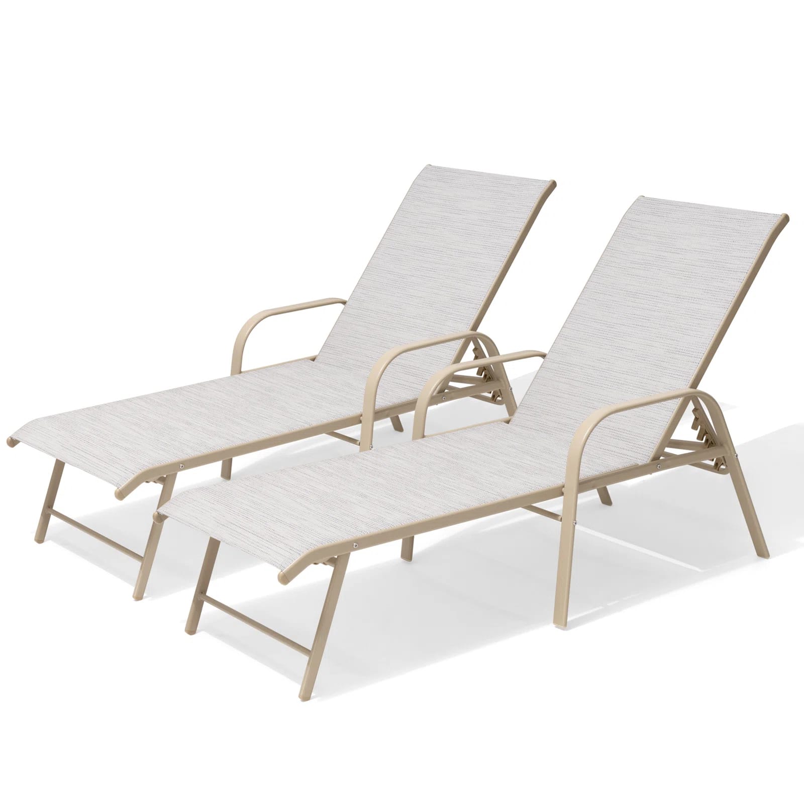 Guyden Outdoor Metal Chaise Lounge (Set of 2)
