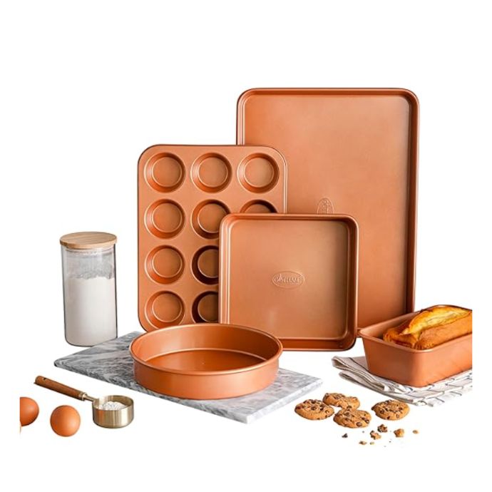 Gotham Steel Non Stick Ceramic Bakeware Set