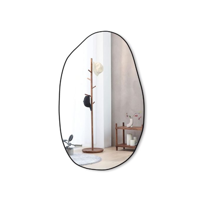 33.5×20.5 inches Irregular Wall , Asymmetrical , Large Vanity Mirror