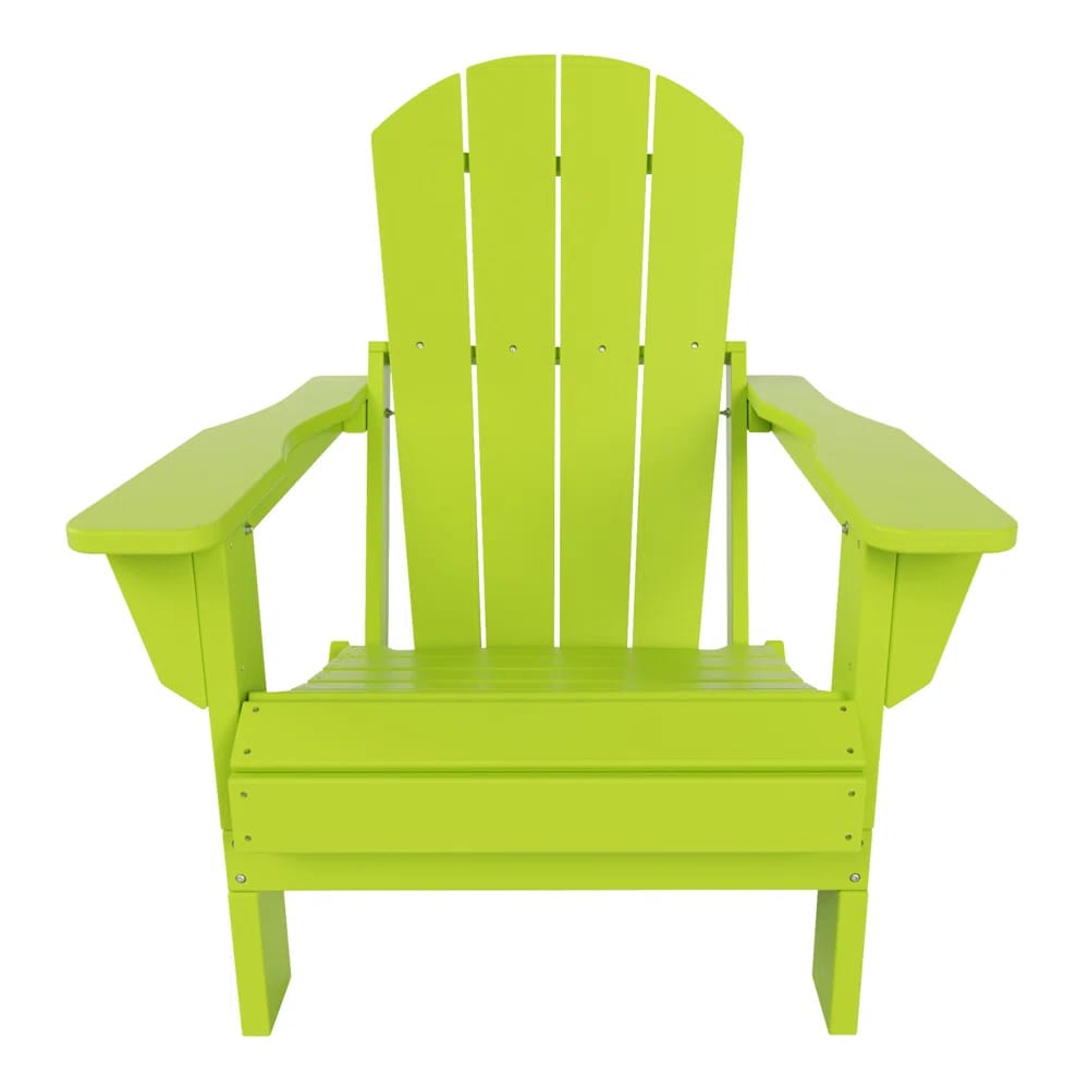 Shawnna Weather-Resistant Foldable Outdoor Adirondack Chair